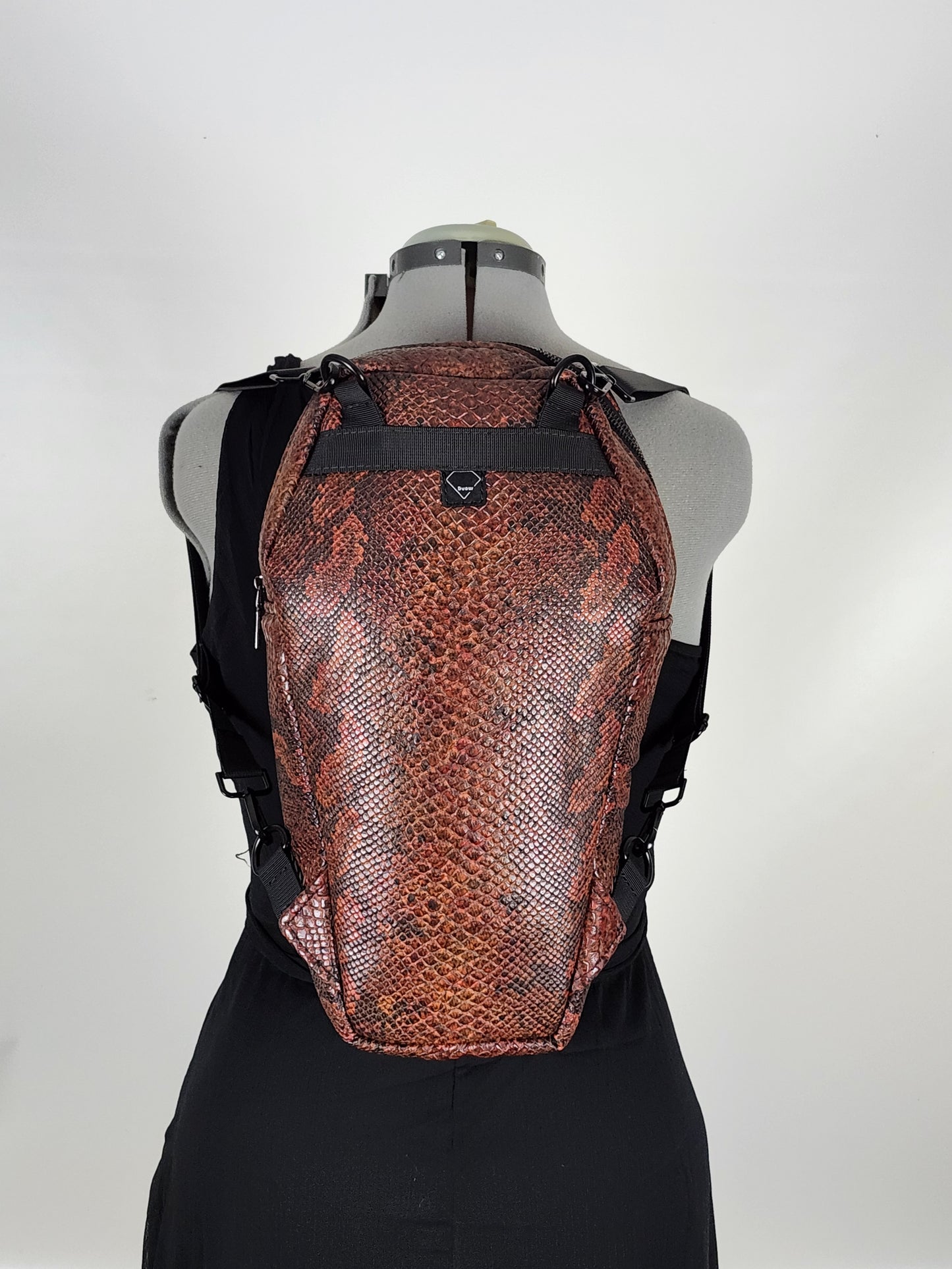 Red Serpent Coffin Knapsack